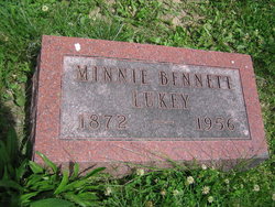 Minnie <I>Bennett</I> Lukey 