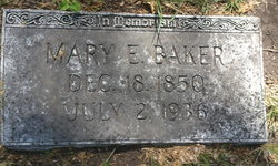 Mary Elizabeth <I>Mitchell</I> Baker 