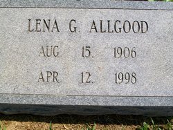 Lena <I>Griffin</I> Allgood 