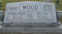 Betty Jane <I>James</I> Wood 
