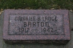Murriel B. <I>Lange</I> Barton 