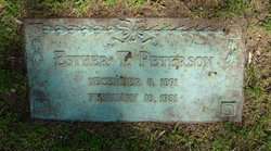 Esther T. <I>Anderson</I> Peterson 