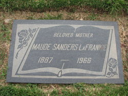 Mrs Maud M. <I>Sanders</I> LaFrankie 