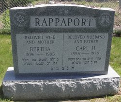 Bertha <I>Rockoff</I> Rappaport 