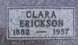 Clara <I>Johnson</I> Erickson 