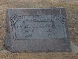Callie <I>Prather</I> Cunningham 
