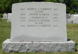 Marion E. <I>Gibbons</I> Taylor 