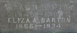 Eliza Ann <I>Monroe</I> Barton 