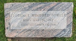 Florence Winifred Fowler 