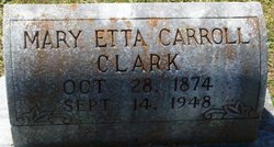 Mary Etta <I>Carroll</I> Clark 