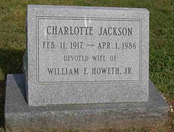 Charlotte <I>Jackson</I> Howeth 