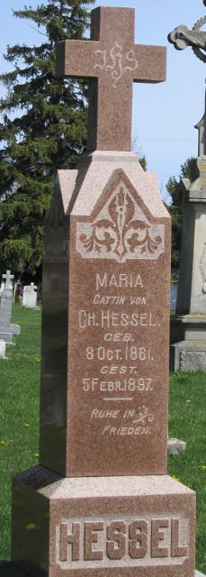Maria <I>Blumel</I> Hessel 