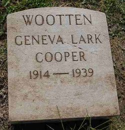 Geneva Lark <I>Cooper</I> Wootten 
