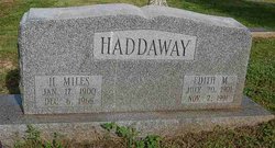 Edith M. <I>Ridgeway</I> Haddaway 