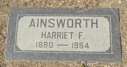 Mary Harriet <I>Fisher</I> Ainsworth 