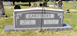 Bettye Jo <I>Wicker</I> Carothers 