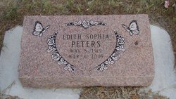 Edith Sophia “Edie” <I>Jost</I> Peters 