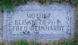 Elisabeth <I>Rupp</I> Reinhardt 