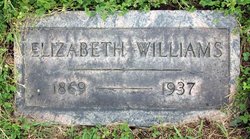 Elizabeth “Lizzie” <I>Lowery</I> Williams 