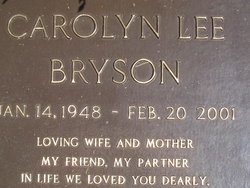 Carolyn Lee <I>Bryant</I> Bryson 