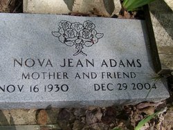 Nova Jean <I>McIntosh</I> Adams 