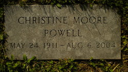 Christine <I>Moore</I> Powell 