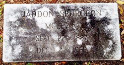 Haddon Spurgeon McLean 
