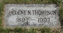 Helene N <I>Krag</I> Thompson 
