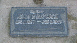 Julia Luella <I>Guymon</I> Maycock 
