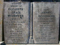 Elizabeth Grace <I>Dowsett</I> Woodward 