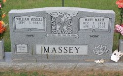 Mary Marie <I>Bumgarner</I> Massey 