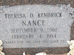 Theresa Dare <I>Kendrick</I> Nance 