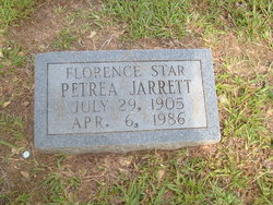 Florence Star <I>Petrea</I> Jarrett 