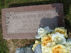 Syble Lou <I>Purifoy</I> Rogers 