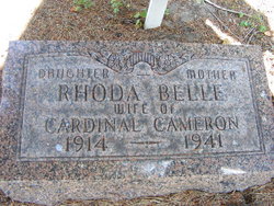 Rhoda Belle <I>McKenzie</I> Cameron 