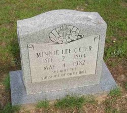 Minnie Lee Geter 