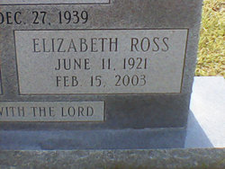 Elizabeth <I>Ross</I> Allen 