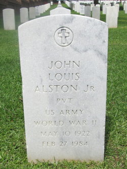Pvt John Louis Alston Jr.