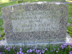 Nellie Edith <I>Bacon</I> Chamberlain 