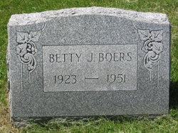 Betty Jane <I>Webster</I> Boers 