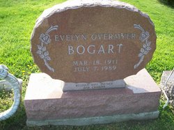 Evelyn M. <I>Overmyer</I> Bogart 