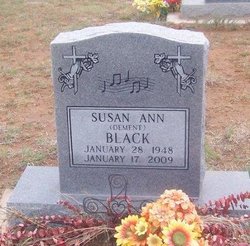 Susan Ann <I>Dement</I> Black 