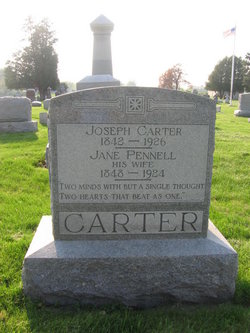 Jane <I>Pennell</I> Carter 