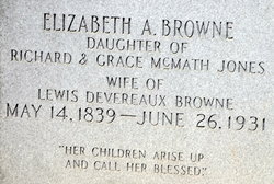 Elizabeth A. <I>Jones</I> Browne 