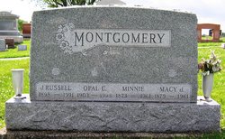 Minnie <I>Elmore</I> Montgomery 