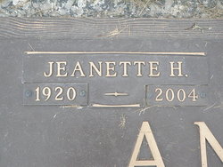 Hattie Jeanette <I>Dunn</I> Angell 