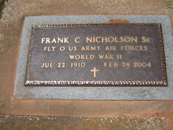 Frank Cole “Nick” Nicholson Sr.
