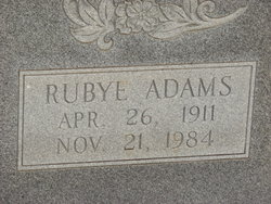 Rubye <I>Adams</I> Motes 
