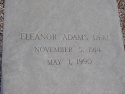 Eleanor <I>Adams</I> Deal 