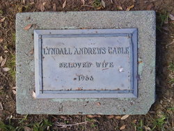Lyndall Alice <I>Andrews</I> Cable 